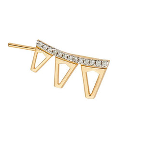 Orecchino Valentina Ferragni studio Elle gold