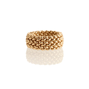 Anello Chicco Dorato Fascia