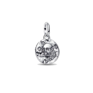 Charm Medallion Talisman Teschio "Carpe Diem"