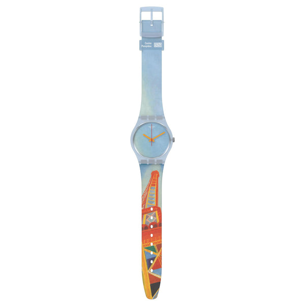 Orologio Swatch x centre pompidou Eiffel Tower, by Robert Delaunay