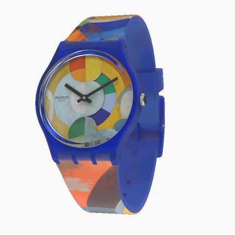 Orologio Swatch x centre Pompidou, carousel, by Robert Delaunay