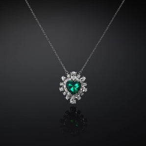 Collana Chiara Ferragni pendente cuore emerald