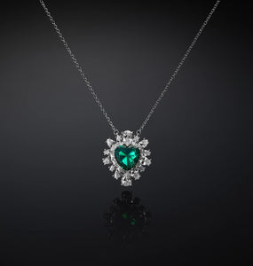 Collana Chiara Ferragni pendente cuore emerald