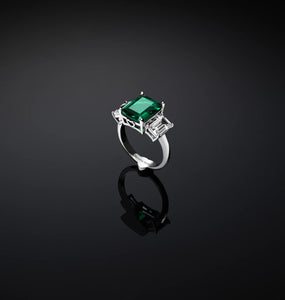 Anello Chiara Ferragni trilogy emerald