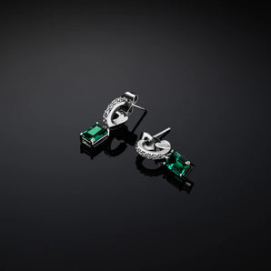 Orecchini Chiara Ferragni con pendente emerald