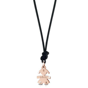 Ciondolo Mini bimba oro rosa