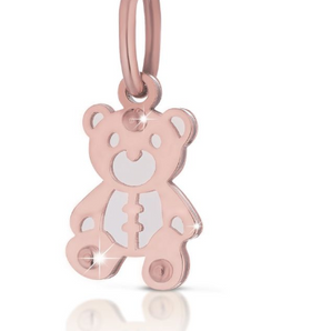 Orsetto in oro rosa e argento