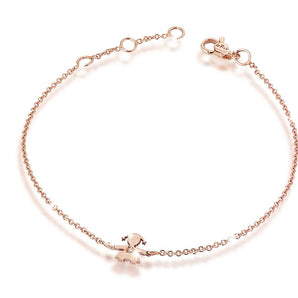 Bracciale femminuccia oro rosa
con diamante