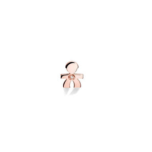 Orecchino Bimbo Oro Rosa e Diamante Le Bebé