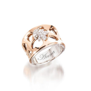Anello a fascia femminuccia