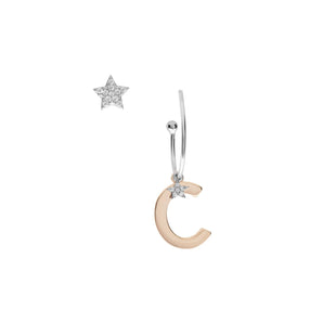Orecchini Lettera Argento C