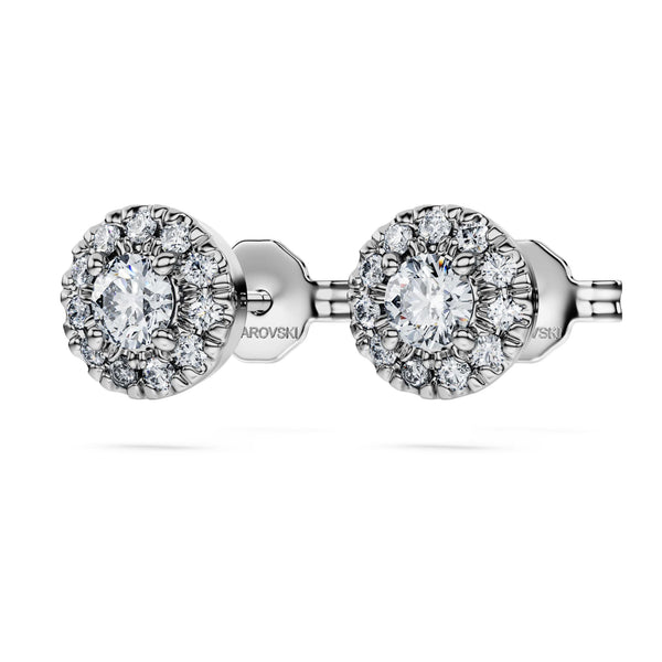 Orecchini a lobo Eternity 0,45CT G VS, Diamanti creati in laboratorio Argento sterling