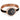 Orologio Crystalline Delight, bracciale di metallo, nero, PVD oro rosa