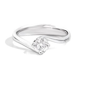 Anello Solitario Anniversary Recarlo con diamante Ct. 0,14