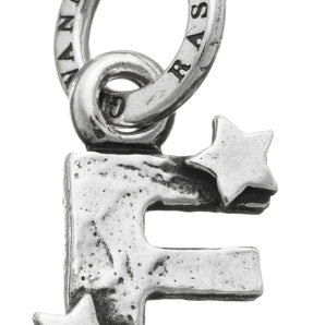 Charm Giovanni Raspini lettera E con stelle
