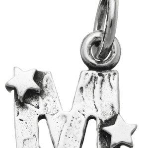 Charm "M" con stelle