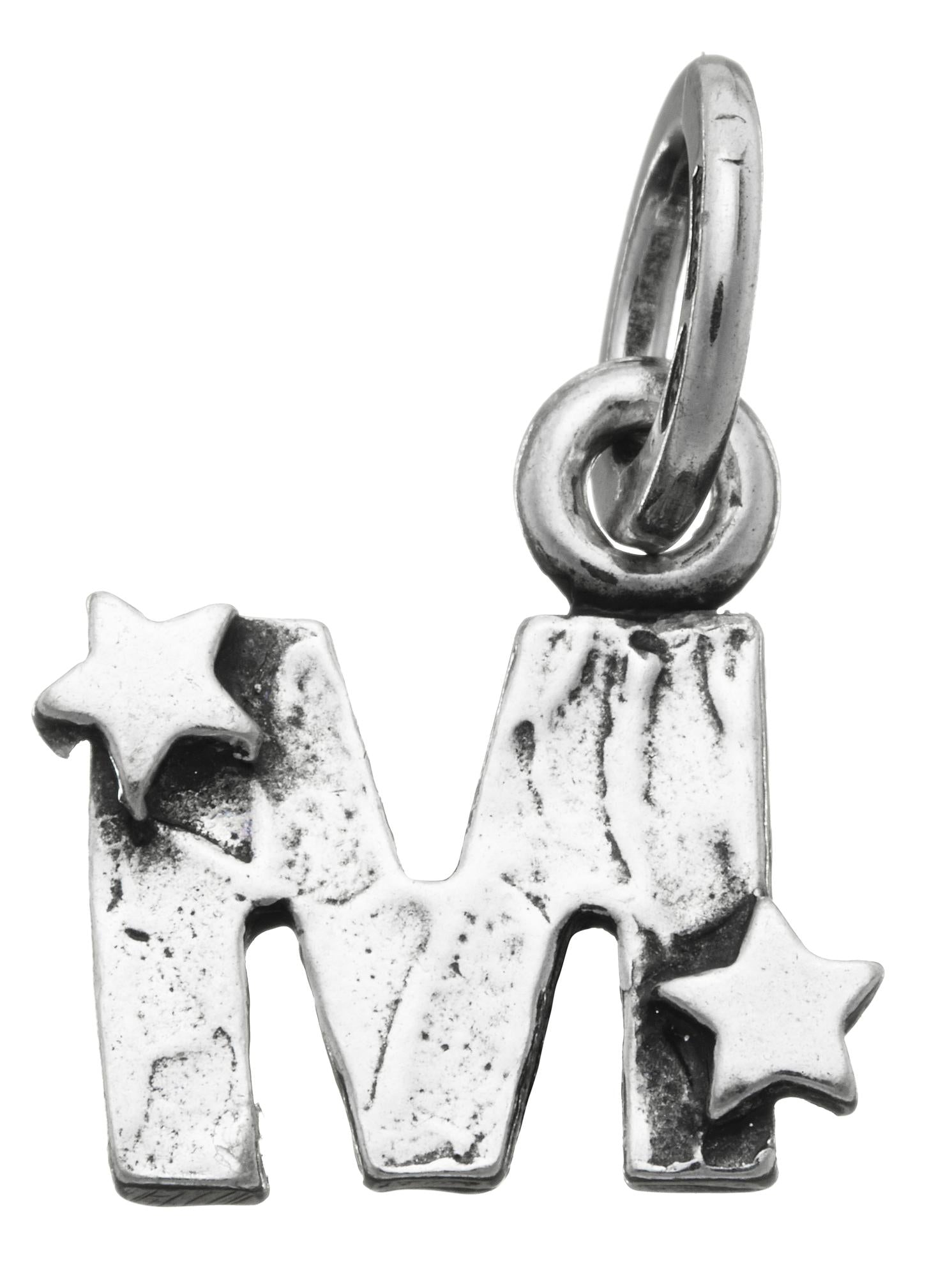 Charm "M" con stelle