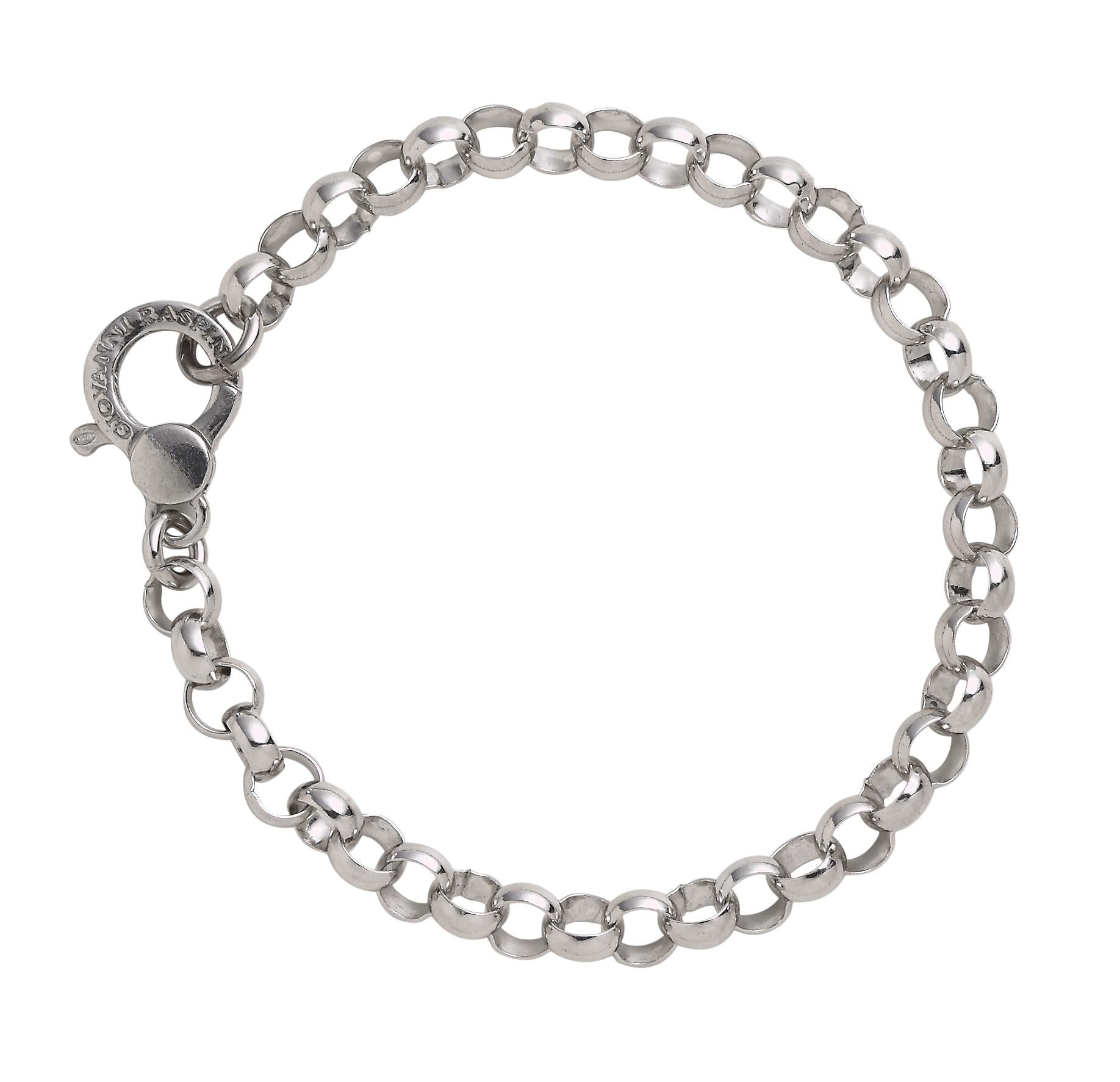 Bracciale base charm "aggancio" 20 cm