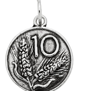 Charm moneta 10 lire