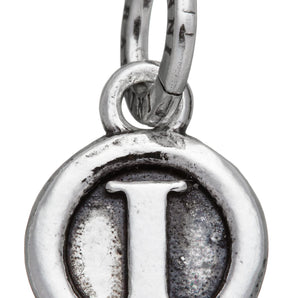 Charm Giovanni Raspini lettera a bottone "I"