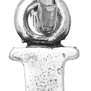 Mini charm lettera logo I
