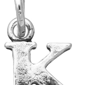 Mini charm lettera logo K