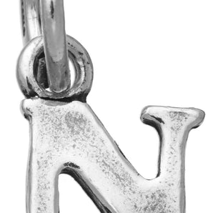 Mini charm lettera logo N