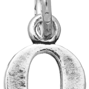Mini charm lettera logo O