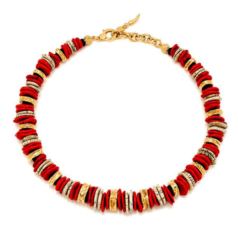 Collana Giovanni Raspini Bali red