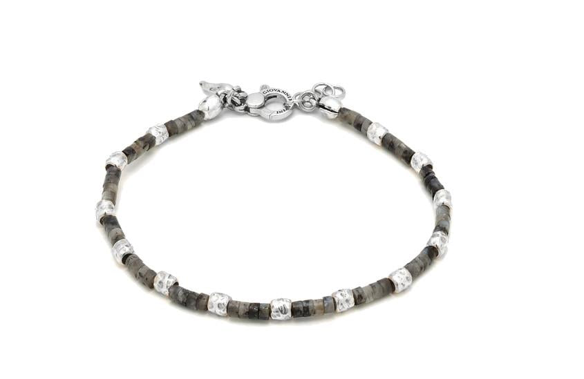 Bracciale Raspini in argento da uomo  Tango Labradorite