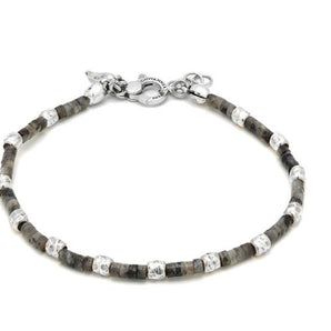 Bracciale Raspini in argento da uomo  Tango Labradorite