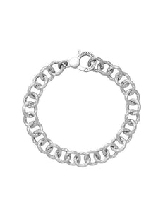 Bracciale Raspini maglia martellata in argento