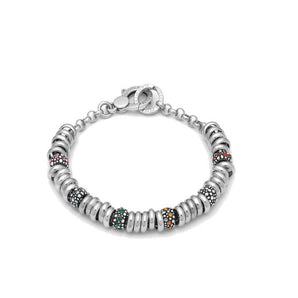 Bracciale beads crystal color