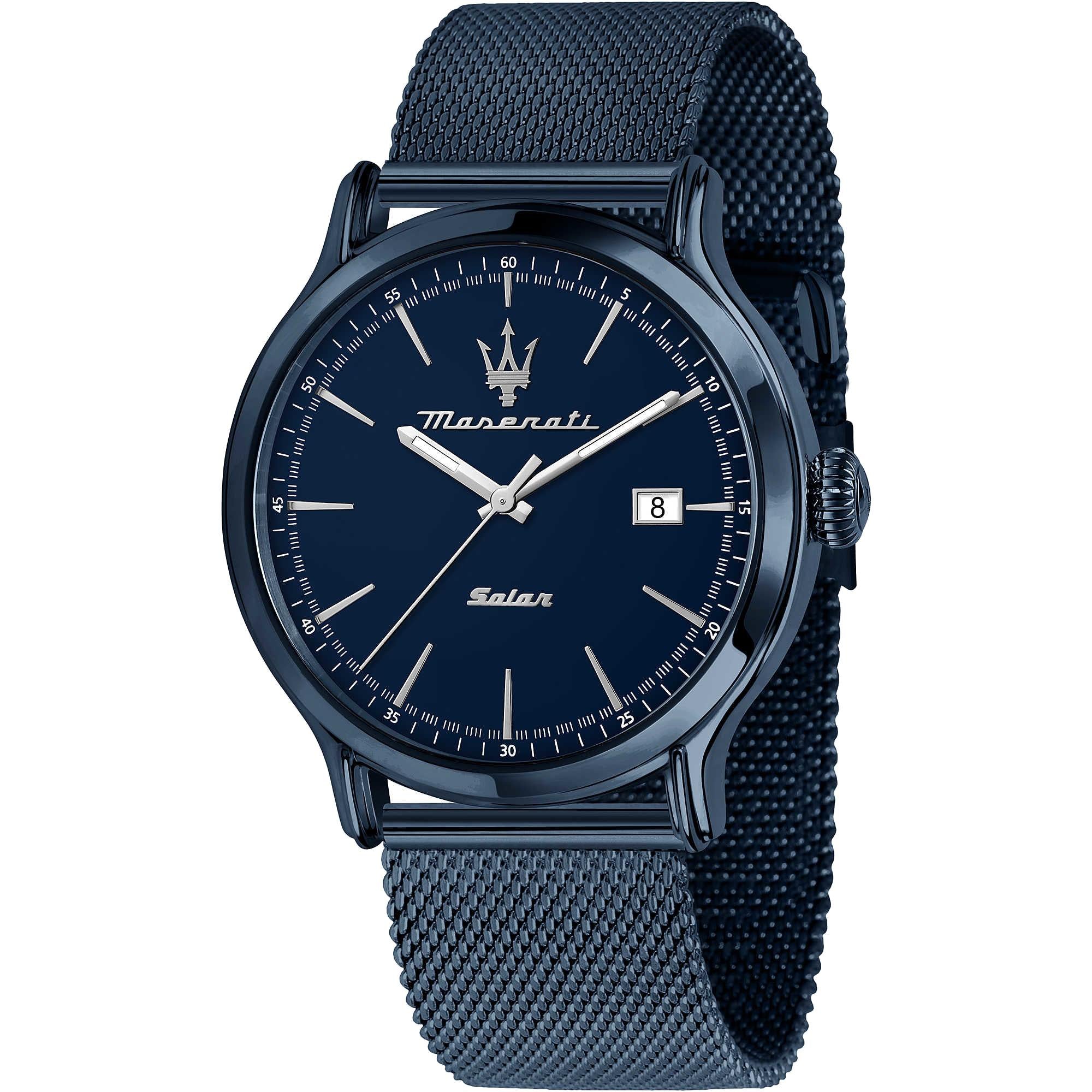 Orologio Maserati da uomo solar blue