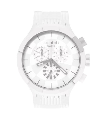 Orologio Swatch chequered white