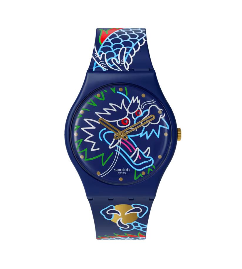 Orologio Swatch Dragon in waves