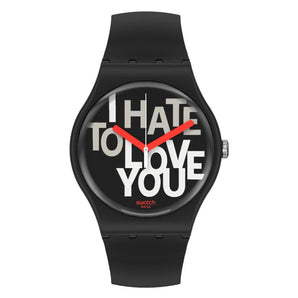 Orologio Swatch hate 2 love