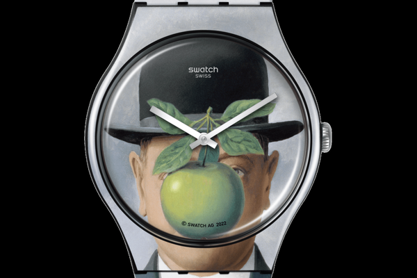 Orologio Swatch Le fils de L'homme by Rene Magritte