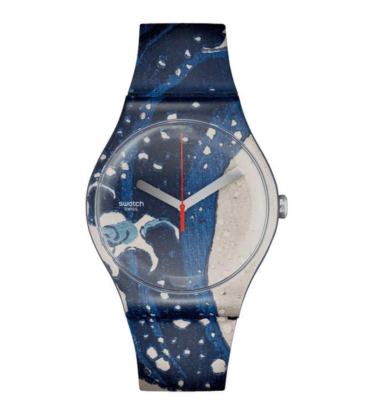 Orologio Swatch the great wave by hokusai & astrolabe