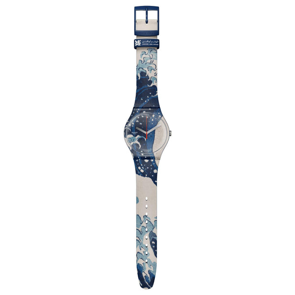 Orologio Swatch the great wave by hokusai & astrolabe