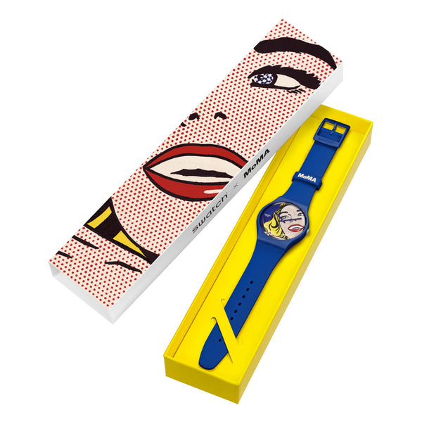 Orologio Swatch Collezione MOMA Girl by Roy, Lichtenstein