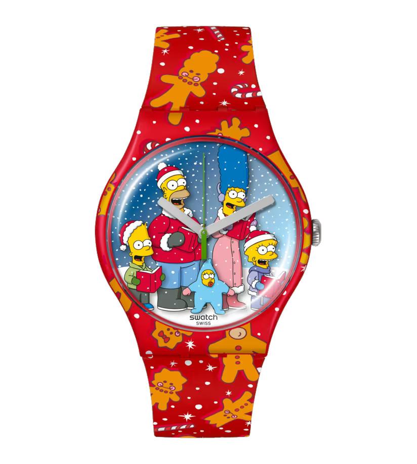 Orologio Swatch Wondrous winter wonderland - The Simpsons Collection