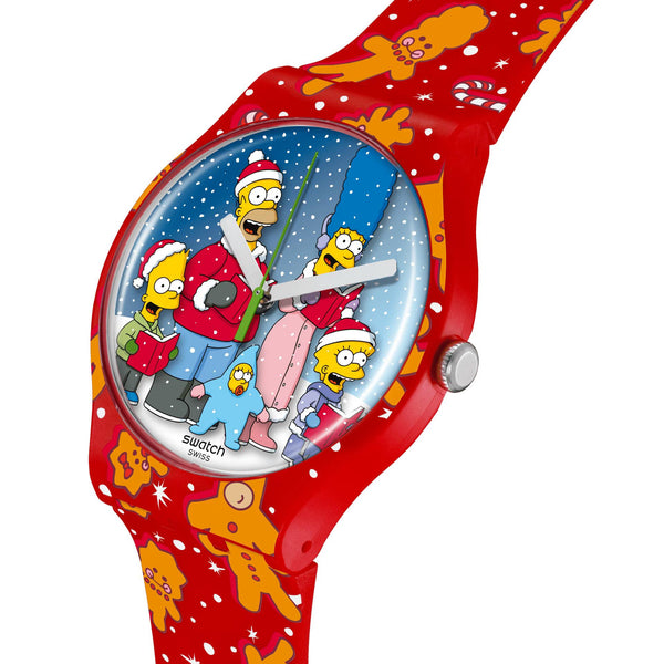 Orologio Swatch Wondrous winter wonderland - The Simpsons Collection