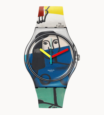 Orologio Swatch X Tate Gallery -  Leger's two women holding flowers